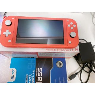 ニンテンドースイッチ(Nintendo Switch)のSwitch lite コーラル　ピンク(携帯用ゲーム機本体)