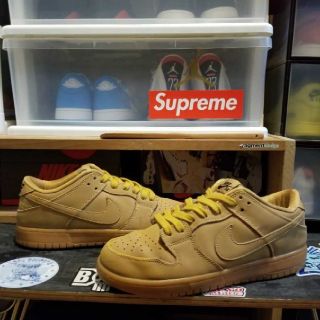 ナイキ(NIKE)の美品　NIKE DUNK LOW PREMIUM "FLAX"　ナイキ　ダンク(スニーカー)