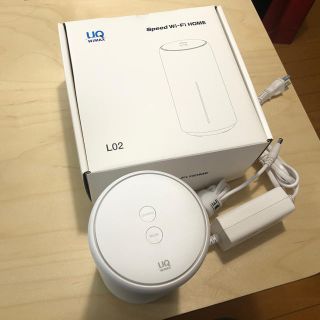 エーユー(au)のHUAWEI L-02 SIMフリー 無線Wifiルーター 美品(PC周辺機器)