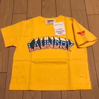 ランドリー(LAUNDRY)の新品未使用 Laundry アメリカロゴ Tシャツ キッズS (90)(Tシャツ/カットソー)