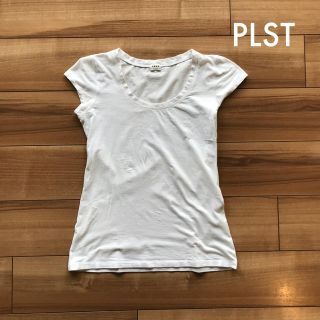 プラステ(PLST)のPLST ホワイトTシャツ(Tシャツ(長袖/七分))