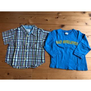 ギャップキッズ(GAP Kids)の☆2枚まとめ売り　子供ブランド服　GAP18-24(Tシャツ/カットソー)