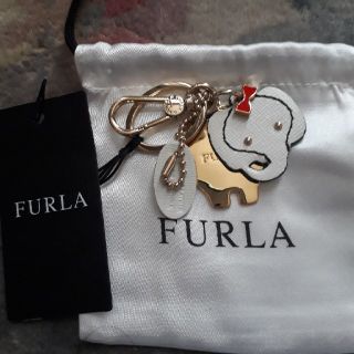 フルラ(Furla)のFURLA　フルラ　ゾウさん　バッグチャーム　キーリング　新品未使用(キーホルダー)