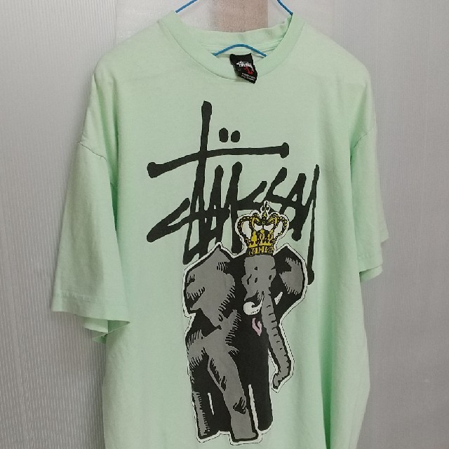 STUSSY(ステューシー)のSTUSSY　ぞうさん  プリント  Tシャツ メンズのトップス(Tシャツ/カットソー(半袖/袖なし))の商品写真