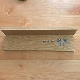 ムジルシリョウヒン(MUJI (無印良品))の壁に付けられる棚 44cm(棚/ラック/タンス)