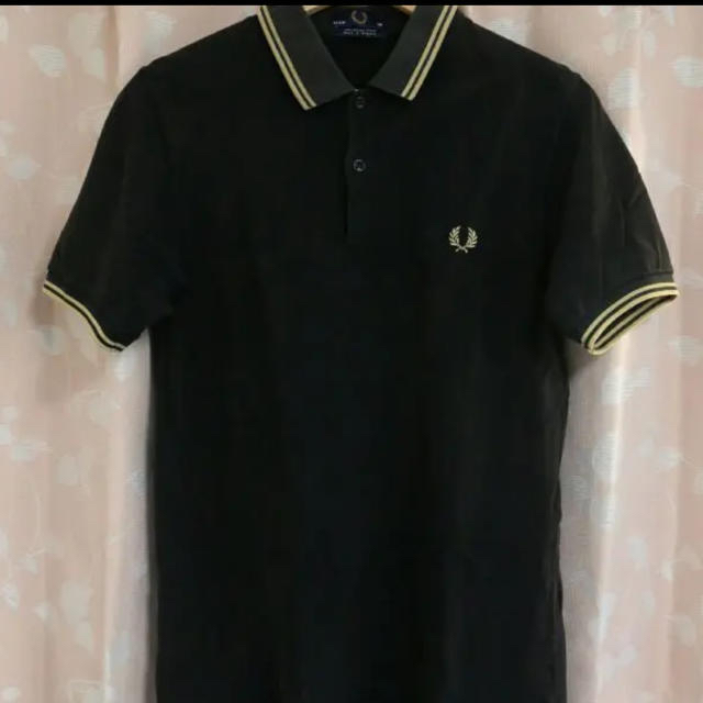 FRED PERRY - FRED PERRY フレッドペリー ポロシャツ 黒×金の通販 by