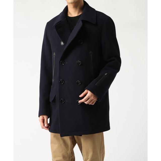 SOPHNET. MOSSER MELTON LONG PEA COAT - ピーコート