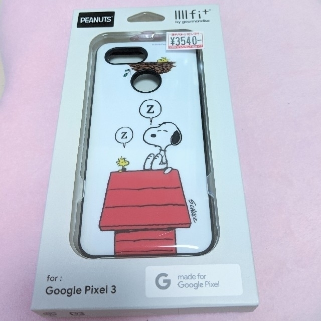 SNOOPY(スヌーピー)の【新品】Google pixel3　IIIIfit耐衝撃ケース スマホ/家電/カメラのスマホアクセサリー(Androidケース)の商品写真