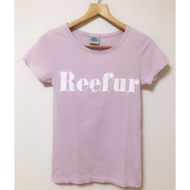 Maison de Reefur(メゾンドリーファー)のメゾンドリーファー♡ロゴTシャツ レディースのトップス(Tシャツ(半袖/袖なし))の商品写真
