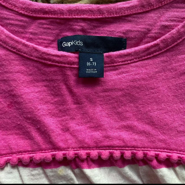 GAP Kids(ギャップキッズ)のギャップ ピンク Tシャツ タンクトップ  120 キッズ/ベビー/マタニティのキッズ服女の子用(90cm~)(Tシャツ/カットソー)の商品写真
