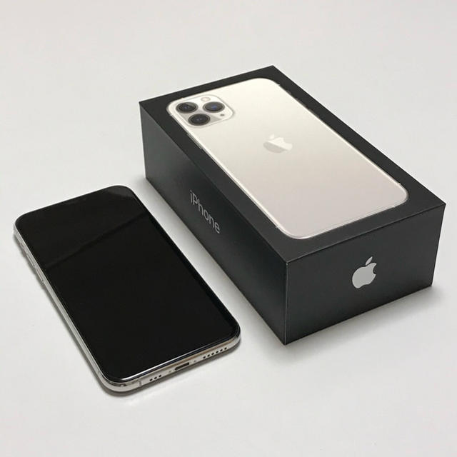 【美品】SIMフリー iPhone11 pro 256GB ホワイトシルバー
