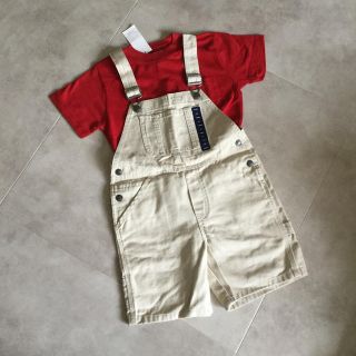 ギャップキッズ(GAP Kids)のGap新品Tシャツ&サロペット4歳用(パンツ/スパッツ)