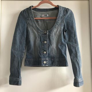 モーガン(MORGAN)の【Ree様専用】モーガン　ショートデニムジャケット38(Gジャン/デニムジャケット)