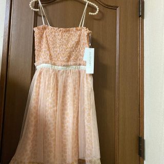 ジルスチュアート(JILLSTUART)の新品タグ付きJILLSTUARTのキャミドレスサイズ2 税込み29400円のお品(ひざ丈ワンピース)