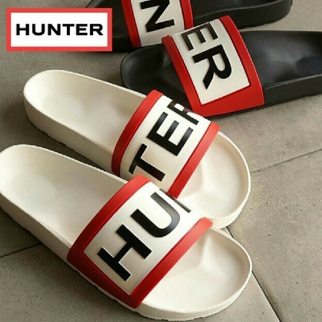 HUNTER(ハンター)の新品★HUNTER ハンタージャパン SLIDE サンダル 23cm 24cm レディースの靴/シューズ(サンダル)の商品写真