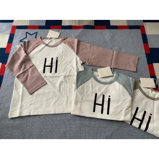 輸入子供服☆ロンT☆Hi BYE☆100(Tシャツ/カットソー)