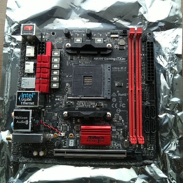AMD B350　Mini-ITXマザーボード 1