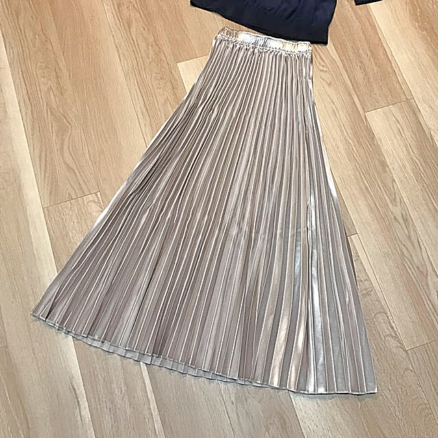fifth(フィフス)のfifth シャイニーロングプリーツスカート レディースのスカート(ロングスカート)の商品写真