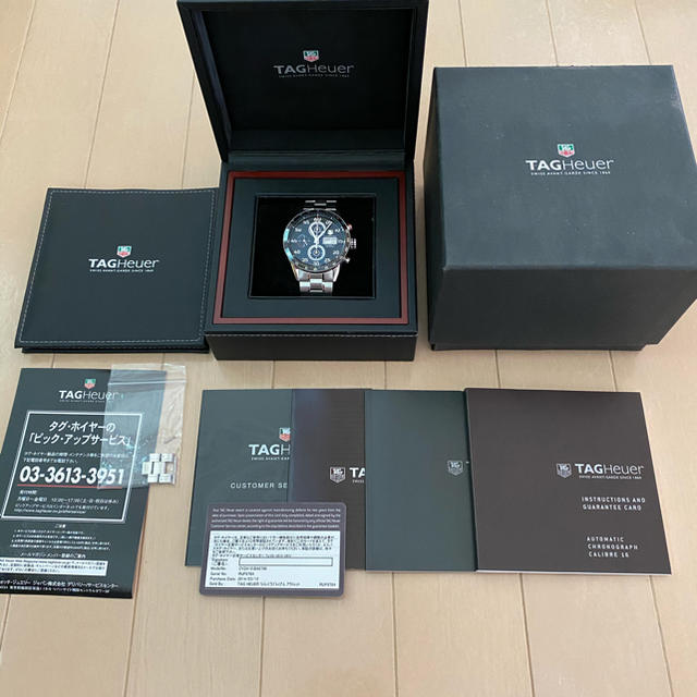 TAG Heuer(タグホイヤー)の極美品 国内正規タグホイヤー　カレラ　CV2A10.BA0796 メンズの時計(腕時計(アナログ))の商品写真
