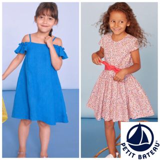 プチバトー(PETIT BATEAU)の【urumi.様専用】4ans 4ans (ワンピース)