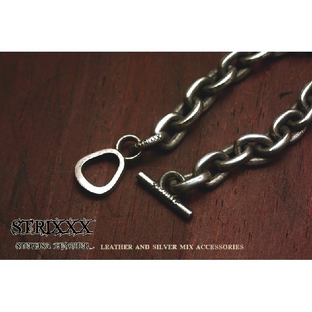 29 ナローあずきブレスレット　STRIXXX sterling leather