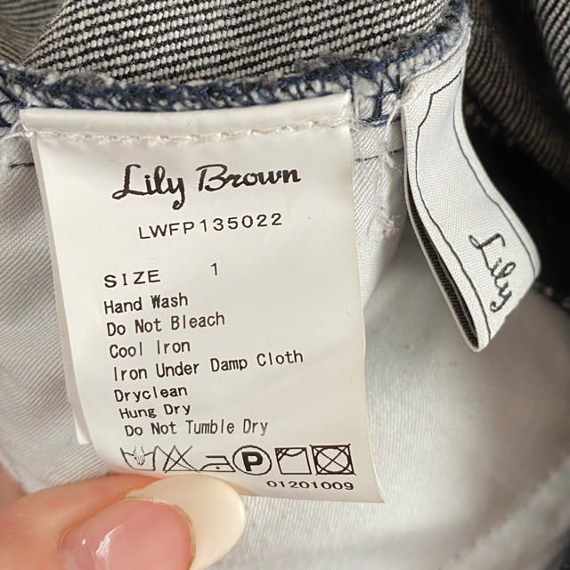 Lily Brown(リリーブラウン)のLily brown デニム　スカート　ショートパンツ レディースのパンツ(ショートパンツ)の商品写真