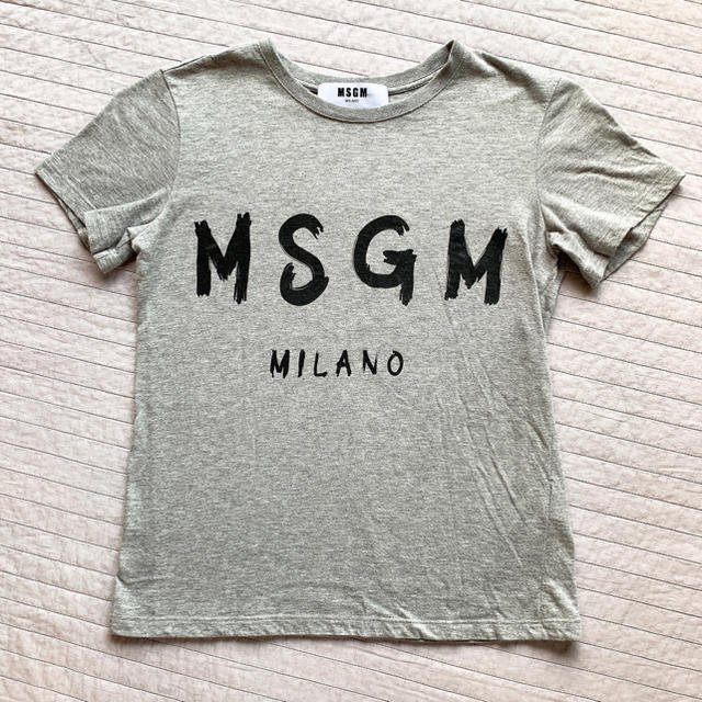 【美品】MSGM エムエスジーエム ロゴ Tシャツ MDM60