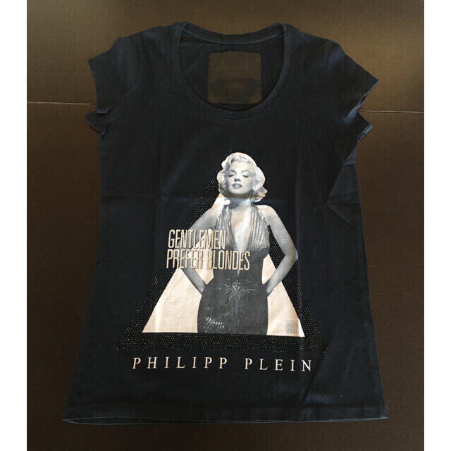 DOLCE&GABBANA(ドルチェアンドガッバーナ)のPHILIPP PLEINフィリッププレイン Tシャツ マリリンモンロー黒XS レディースのトップス(Tシャツ(半袖/袖なし))の商品写真