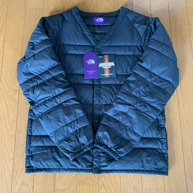 値下げthe north fece purple label ダウンカーディガンダウンジャケット