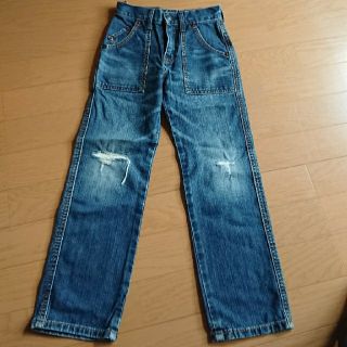 エドウィン(EDWIN)のEDWIN エドウィン キッズジーンズ ダメージ加工 120㎝(パンツ/スパッツ)