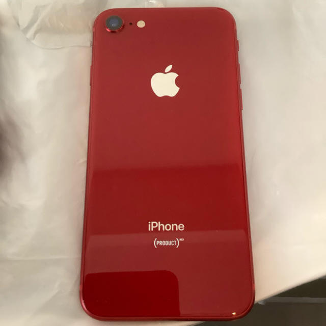 iphone 8 レッド256GB simフリーモデルスマートフォン/携帯電話