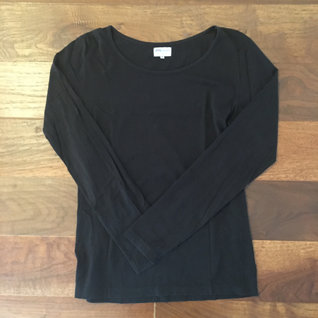 SUNSPEL(サンスペル)のサンスペル　カーキ&ブラック　ロングTシャツ レディースのトップス(Tシャツ(長袖/七分))の商品写真
