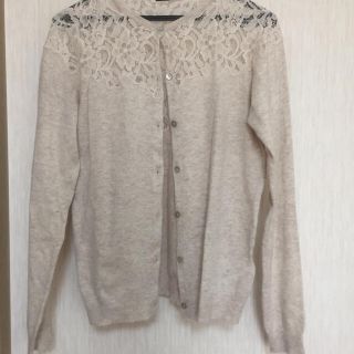 ザラ(ZARA)のベージュ カーディガン(カーディガン)