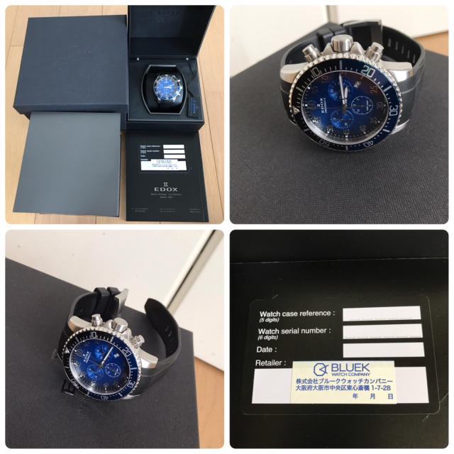 EDOX(エドックス)のエドックス EDOX クロノラリーS 10227 3NBUCA BUBN中古 メンズの時計(腕時計(アナログ))の商品写真