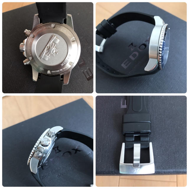 EDOX(エドックス)のエドックス EDOX クロノラリーS 10227 3NBUCA BUBN中古 メンズの時計(腕時計(アナログ))の商品写真