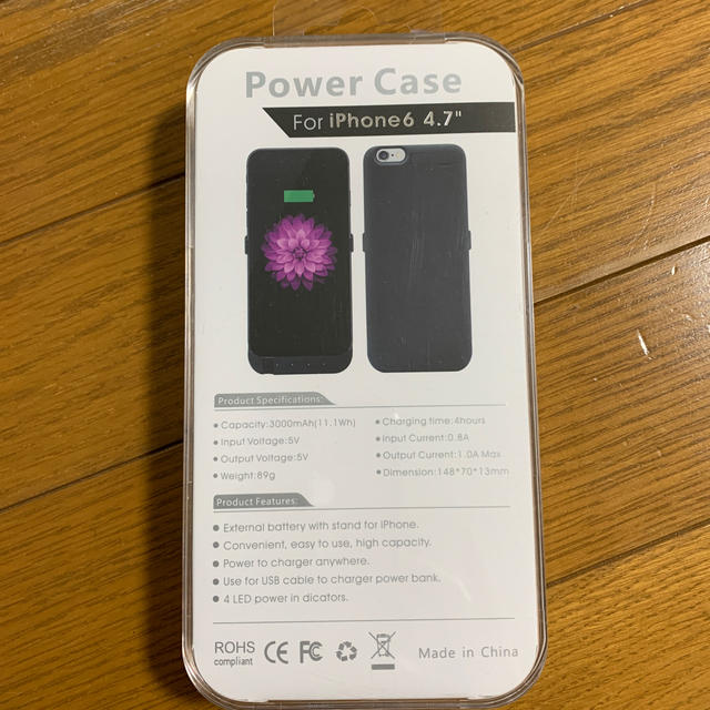 iPhone 6  バッテリーケース スマホ/家電/カメラのスマートフォン/携帯電話(バッテリー/充電器)の商品写真