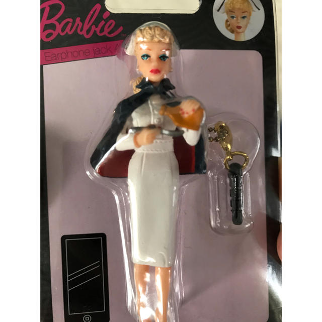 Barbie(バービー)の【新品未使用】レトロ　バービー　イヤフォンジャック エンタメ/ホビーのおもちゃ/ぬいぐるみ(キャラクターグッズ)の商品写真