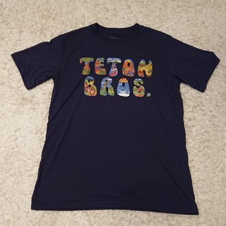 Teton Bros(ティートンブロス)Tシャツ ネイビー メンズ Mサイズ(Tシャツ/カットソー(半袖/袖なし))