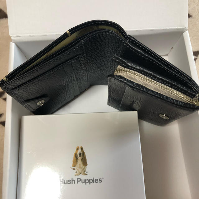 Hush Puppies(ハッシュパピー)のハッシュパピー    二つ折り財布    ブラック メンズのファッション小物(折り財布)の商品写真