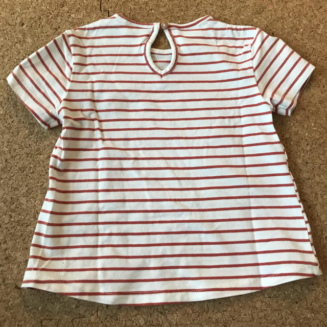 ZARA KIDS(ザラキッズ)のZARA ボーダートップス キッズ/ベビー/マタニティのキッズ服女の子用(90cm~)(Tシャツ/カットソー)の商品写真