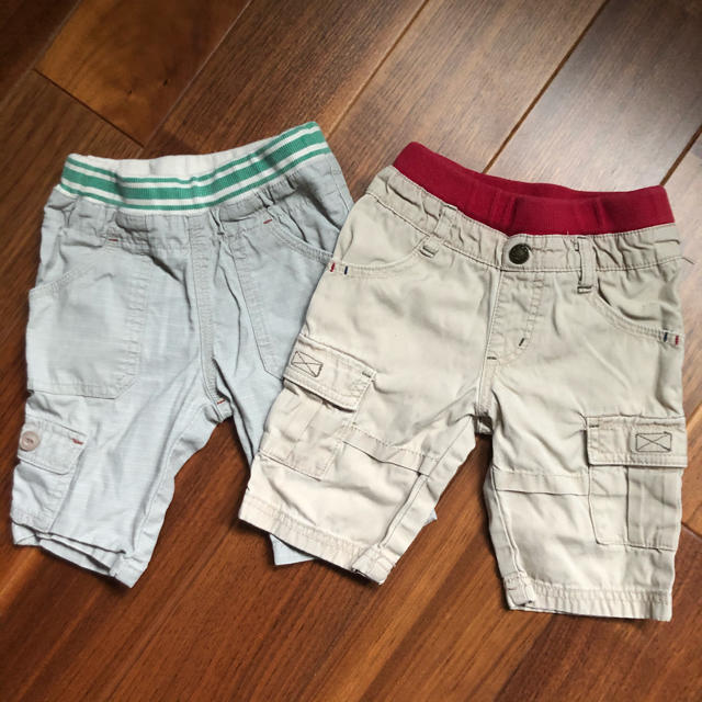 3can4on(サンカンシオン)の3can4onハーフパンツ2枚セット 95センチ キッズ/ベビー/マタニティのキッズ服男の子用(90cm~)(パンツ/スパッツ)の商品写真