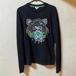 ケンゾー(KENZO)のKENZO ブラックタイガー刺繍スウェット(スウェット)