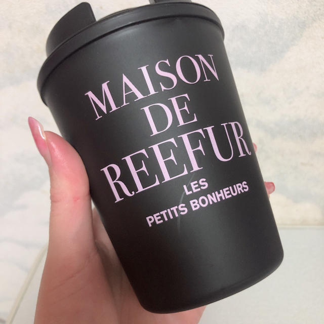 Maison de Reefur(メゾンドリーファー)のMAISON DE REEFUR♡ウォールマグ(ブラック) インテリア/住まい/日用品のキッチン/食器(タンブラー)の商品写真