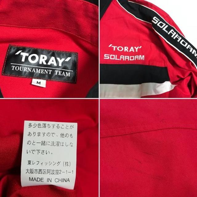 東レ TORAY SOLAROAM トーナメントシャツ M 赤 スポーツ/アウトドアのフィッシング(ウエア)の商品写真