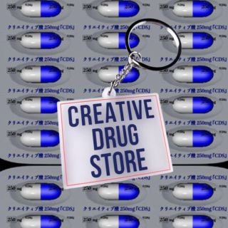 ビームス(BEAMS)のcreative drug store クリアラバーストラップ(キーホルダー)