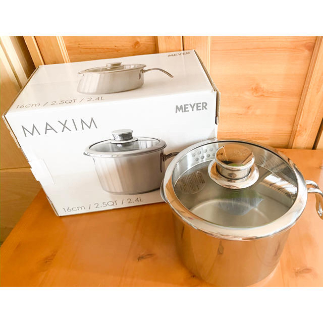 MEYER(マイヤー)のMEYER マイヤー鍋　【完全新品】8 COOK MULTI POT 16cm インテリア/住まい/日用品のキッチン/食器(鍋/フライパン)の商品写真