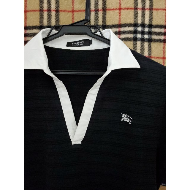 BURBERRY BLACK LABEL(バーバリーブラックレーベル)の【イケイケ】Vネック　Tシャツ メンズのトップス(Tシャツ/カットソー(半袖/袖なし))の商品写真