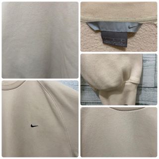 NIKE - 【激レア】ナイキ NIKE☆刺繍ワンポイントロゴ ベージュ