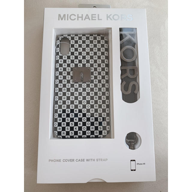 マイケルコース スマホケース XR ストラップ付き iPhoneケース