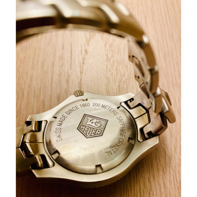 【美品】TAG Heuer タグホイヤーLINK 黒文字盤 メンズ　WJ1110